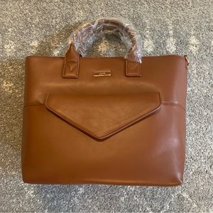 24-7 WITNEY CARSON'S 24-7 TOTE - SPICE - Faux Leather Diaper Tote NWOT